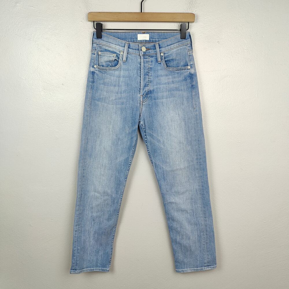 Mother The Tomcat Jeans Womens 25 It's Kinda My Thing‎ Light Wash Straight Boho